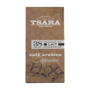 Tsara - Chocolat tablette Lait 38% Arabica