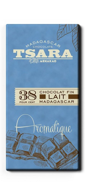 Tsara - Chocolat tablette aromatique (38% Cacao)