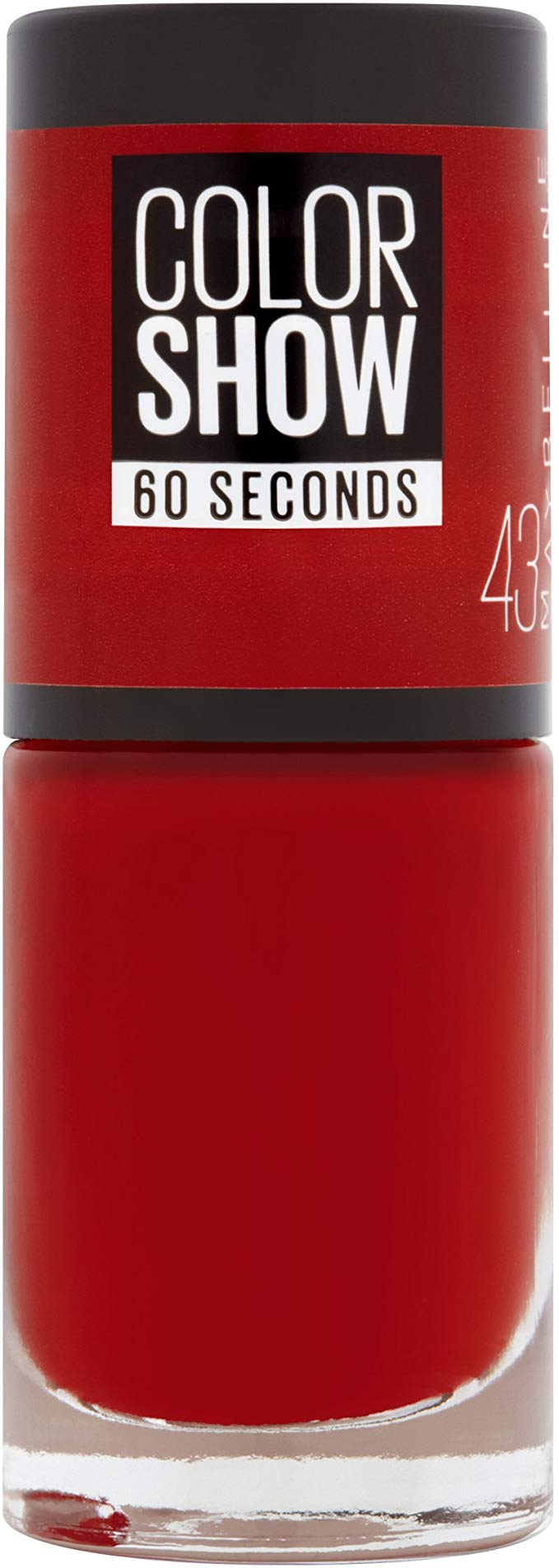 Maybelline - Vernis à ongles colorshow (43) - Rouge Profond - 6,7ml