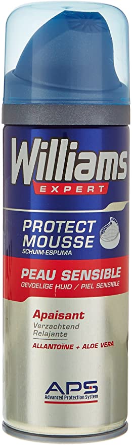 Williams - Mousse à Raser Peau sensible - 200 ml