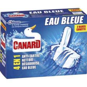 Canard - Bloc Cuvette Eau Bleue - 2 Blocs