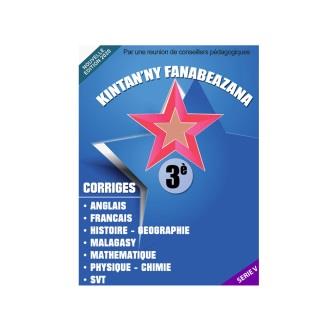 Corrigé type BEPC 3ème - Serie 5 (numerique)