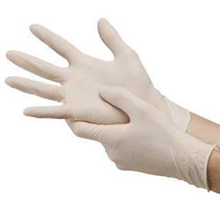 Top Glove - Gants en latex jetables (Paire) - Taille M
