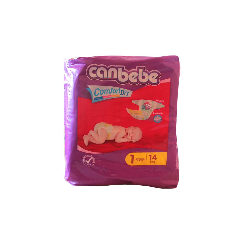 Canbebe - couche standard nouveau-né - 14 pièces