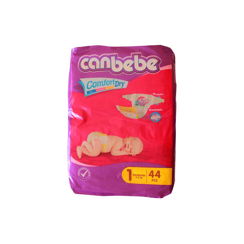 Canbebe - Couche super economic nouveau-né - 44 pièces