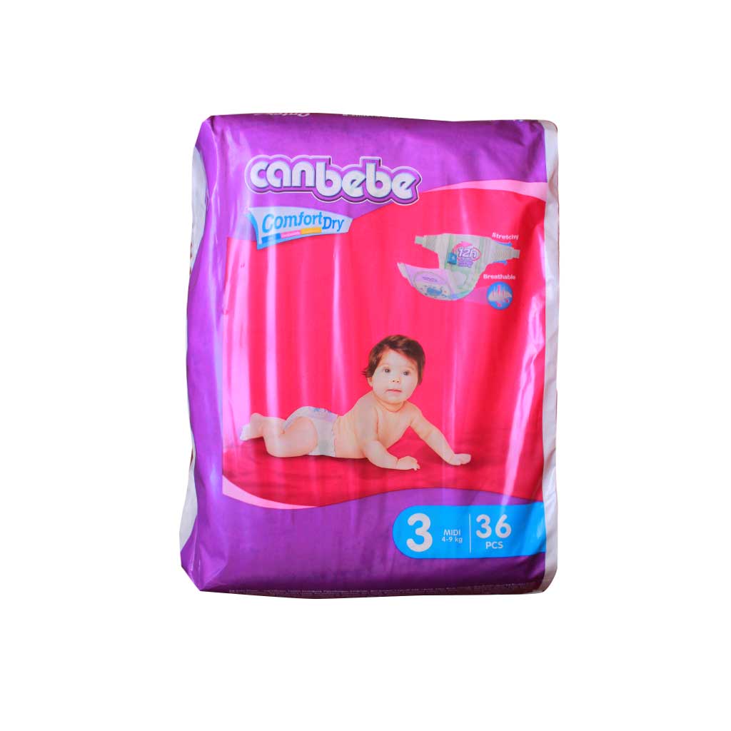 Canbebe - Couche super economic midi - 36 pièces
