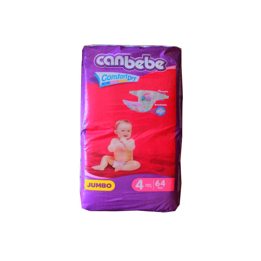 Canbebe - Couche jumbo maxi - 64 pièces