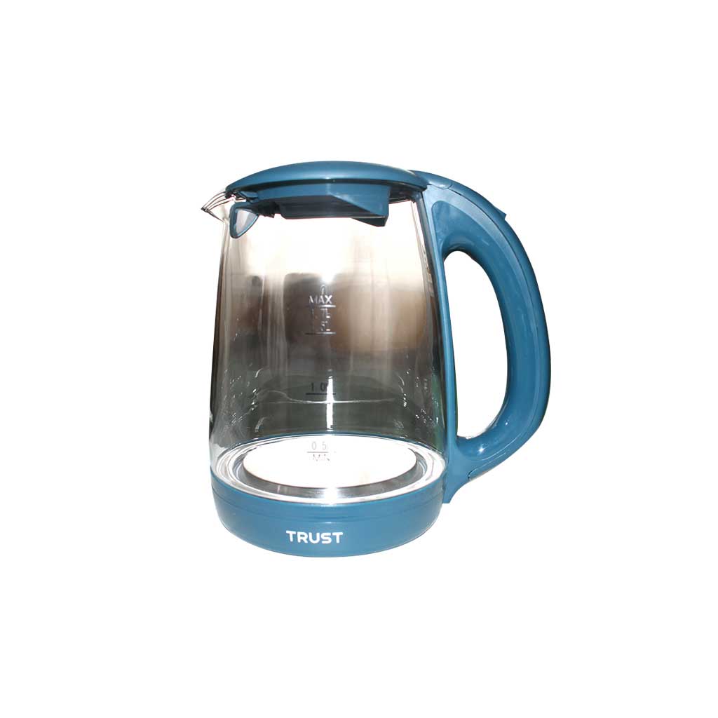 Trust - Bouilloire en verre à Eclairage Led - 1,7 L