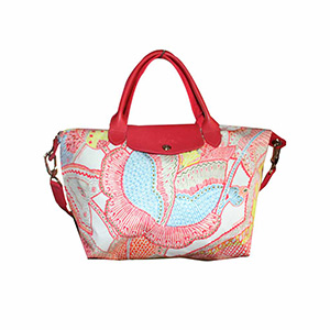 Longchamp - Sac à main Le pliage - Fleurs de ravello