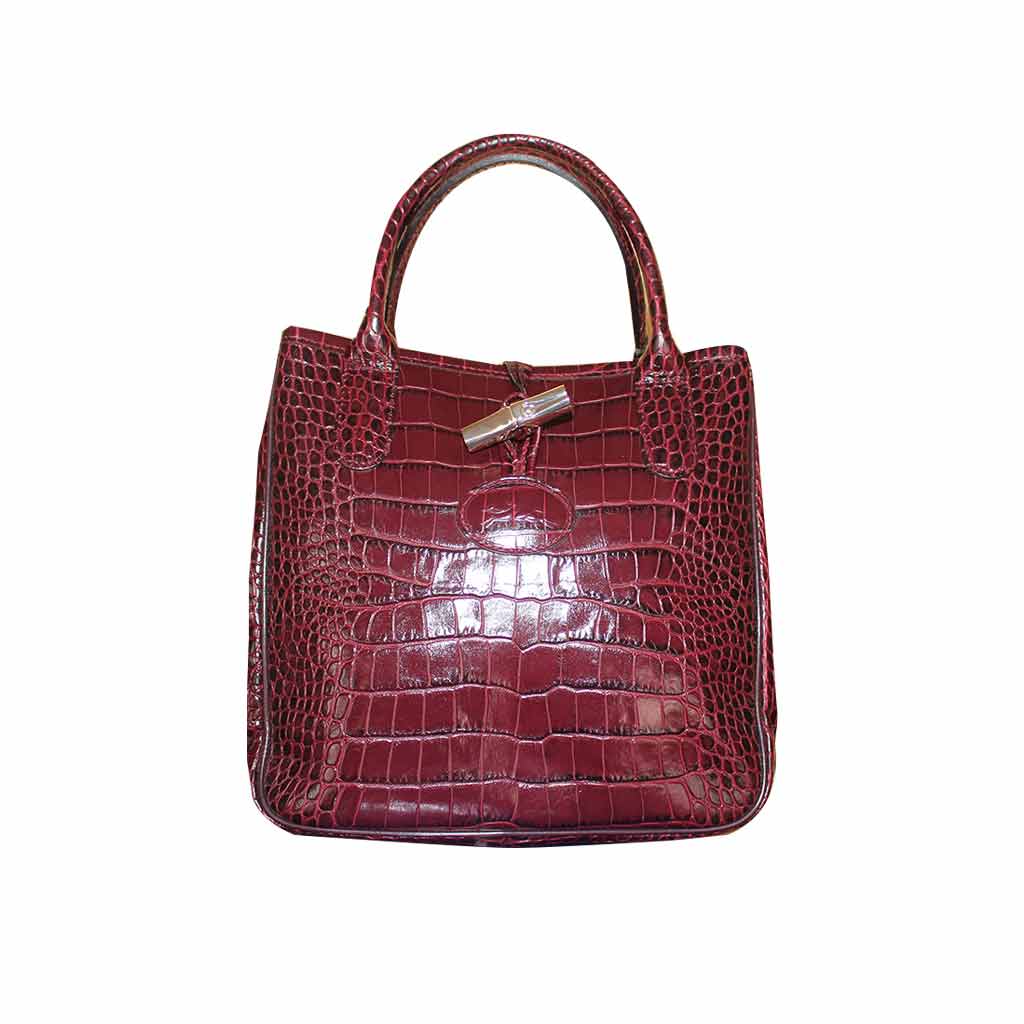 Longchamp - Sac à main roseau rouge hermés
