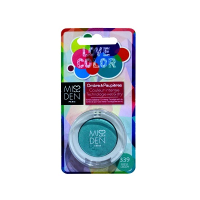 Miss Den - Ombre à paupières Flashy Bleu Lagon 339