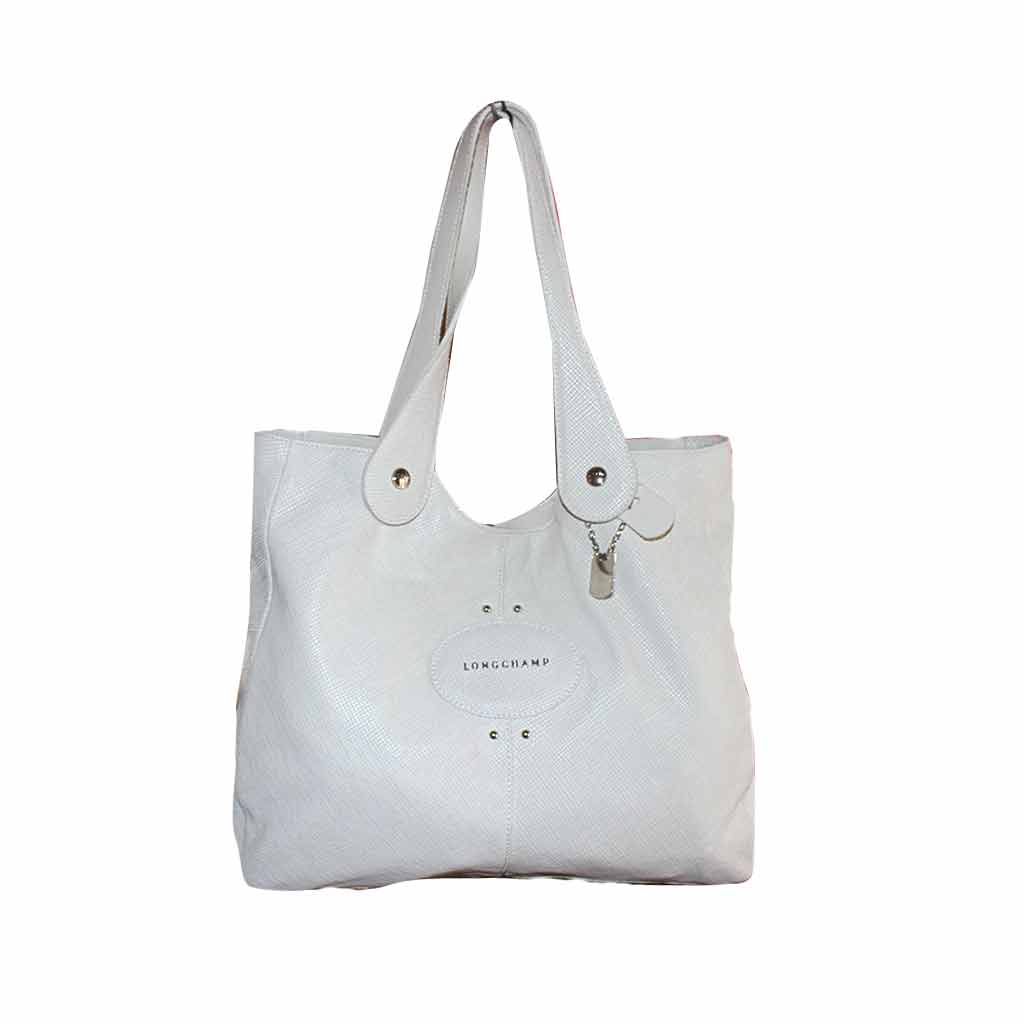Longchamp - Sac à main en cuir - Blanc (Ancienne collection)