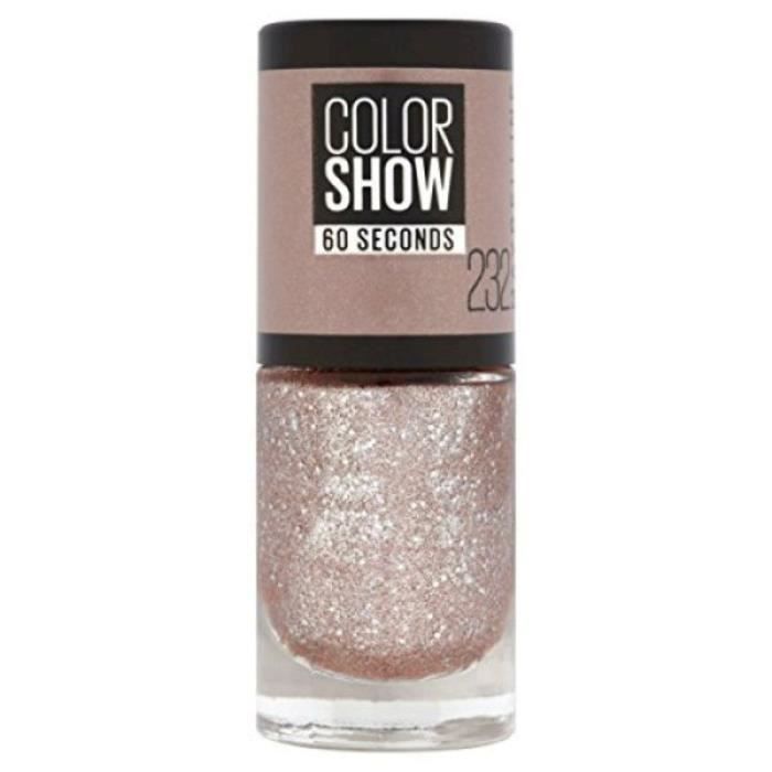 Maybelline - Vernis à ongles Colorshow (232) - Rose Chic crystalisé