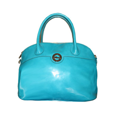 Longchamp - Sac à main Sultan en cuir - Bleu turquoise