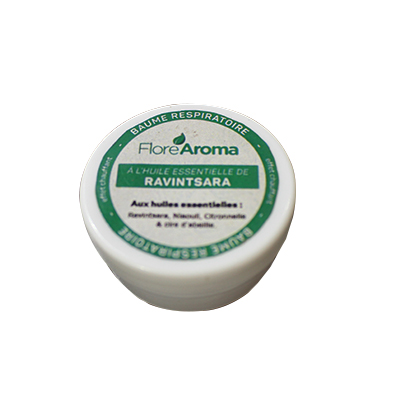Flore Aroma - Baume respiratoire à l'huile essentielle de ravintsara