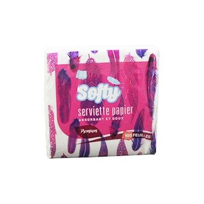 Softy - Serviette en papier - 100 Feuilles