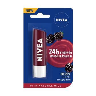 Nivea - Baume à lèvres BLACKBERRY SHINE - 5,5ml
