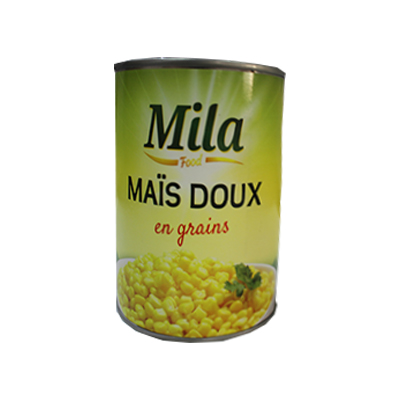 Mila food - Maïs doux en grains - 400g