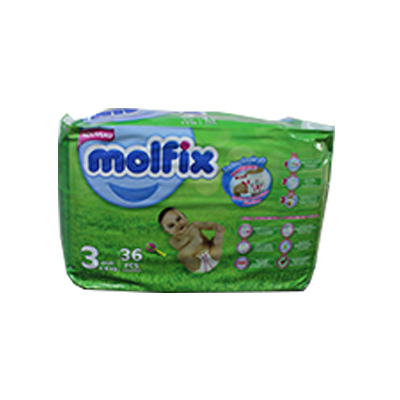 Molfix - Couche twin Midi - 36 pièces