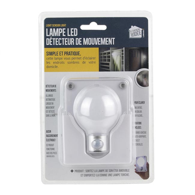 LAMPE LED - Détecteur de mouvement