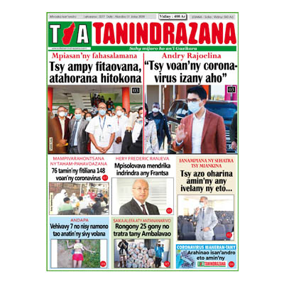 TIA TANINDRAZANA 01-07-2020