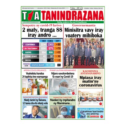 TIA TANINDRAZANA 02-07-2020
