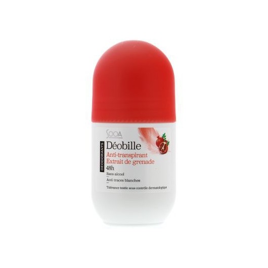 Sooa - déo BILLE anti-transpirant Grenade - 50ml