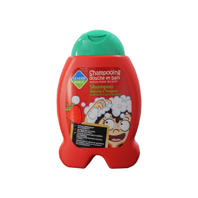 Leader Price - Shampoing douche et bain Fraise- 250ml