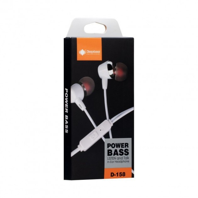 Deepbass - Ecouteur D158 - Blanc
