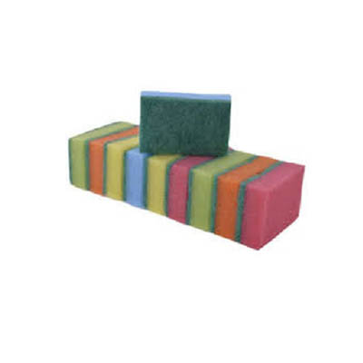 Spontex - 10 Eponges couleurs