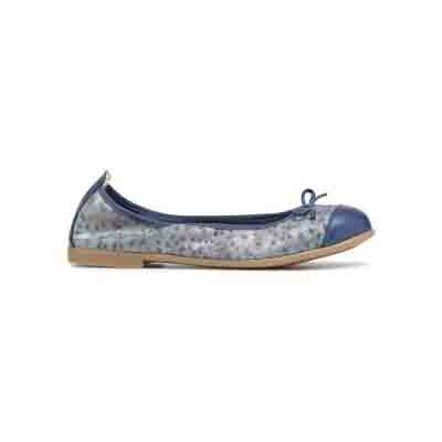 BOPY- Ballerine enfant bleu Sophie (Pointure 28)