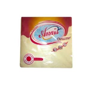 Anais - Serviette de table douceur - 20 Feuilles (Jaune Pastel)