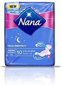 NANA - SERVIETTE HYGIENIQUE ULTRA NIGHT WINGS - 10 pièces