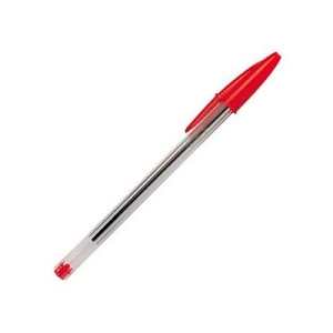 Bic - STYLO BILLES Crystal Medium - Rouge