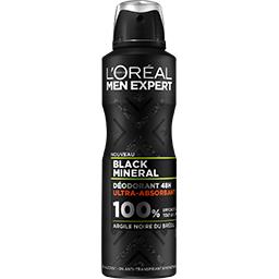 L'Oréal Men Expert - Déodorant spray ultra-absorbant BLACK MINERAL - 200ml
