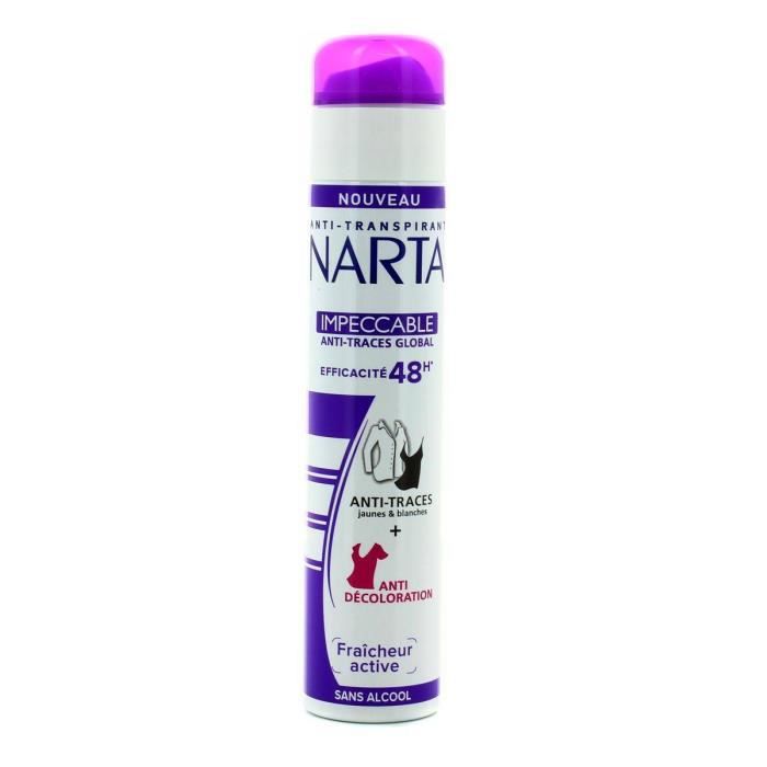 Narta - Déodorant spray impeccable anti-traces global - 200ml