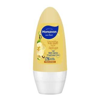 Monsavon - Déodorant bille Vanille toute délicate - 50ml