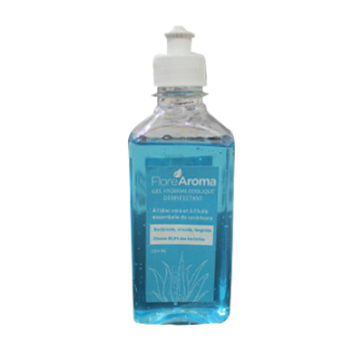 Flore Aroma - Gel désinfectant à l'huile essentielle de ravintsara et Aloe vera - 250ml