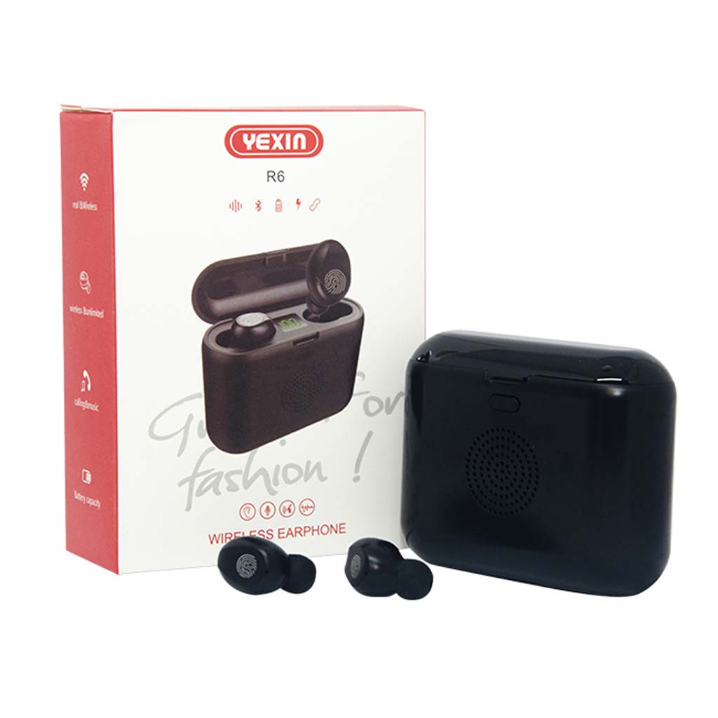 Yexin - Ecouteur R6 avec boîtier de charge