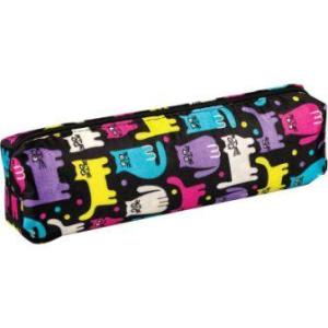 CENTRUM - Trousse Chats Fond Noir - Rectangle 21*4*5cm