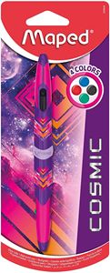Maped - Stylo Bille 4 couleurs Twin Tip Cosmic Rose