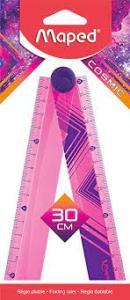 Maped - Cosmic - Règle pliable 30 cm-Rose 