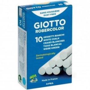 Giotto - Robercolor - Boîte de 10 craies blanches