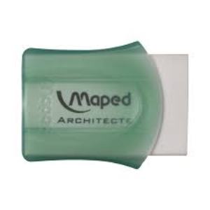 Maped - Gomme en plastique Architecte - Vert