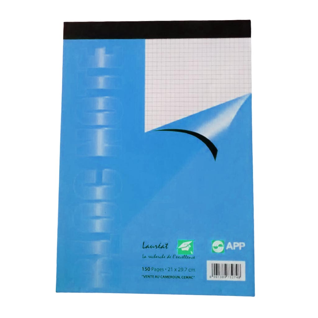 Lauréat - Bloc Note A4 150 Pages