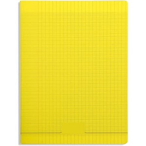 Laureat - Cahier 17x22 couverture plastique Jaune - 48 Pages
