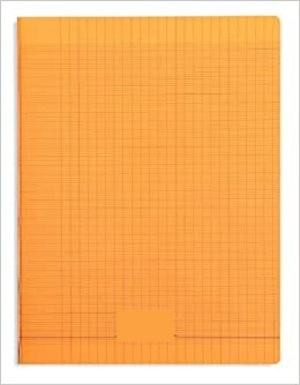 Laureat - Cahier 17x22 couverture plastique Orange - 48 Pages