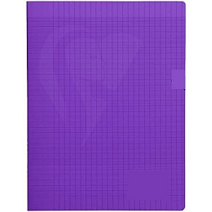 Laureat - Cahier 17x22 couverture plastique Violet - 48 Pages