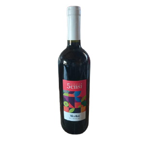 Vin Rouge 5sensi Merlot - 75cl