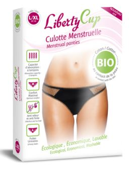 Liberty cup - Culotte menstruelle Noir L/XL (40-42)